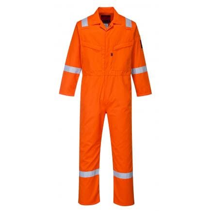 PORTWEST AF50ORR46 - Combinaison Araflame Platinium, orange