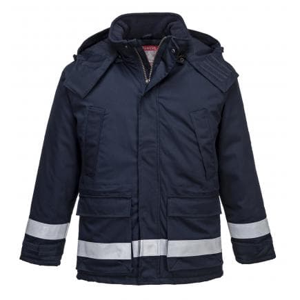 PORTWEST AF82NARL - Parka matelassée Araflame, marine