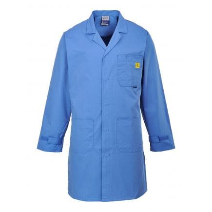 PORTWEST AS10HBRXL - Blouse antistatique ESD, bleu hamilton