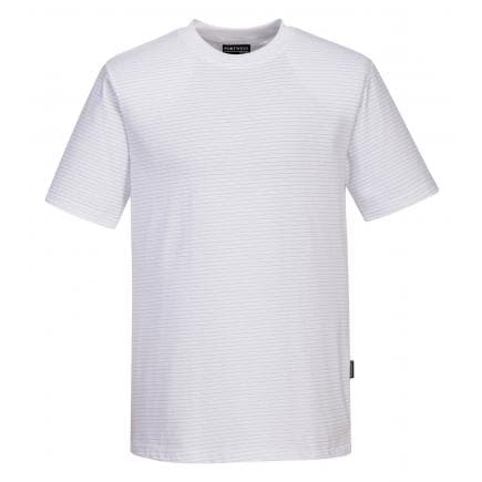 PORTWEST AS20WHRXL - T-shirt antistatique ESD, blanc