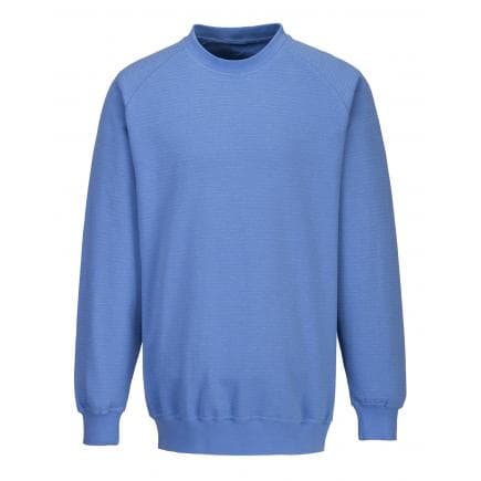 PORTWEST AS24HBRL - Sweat shirt anti statique ESD, bleu hamilton
