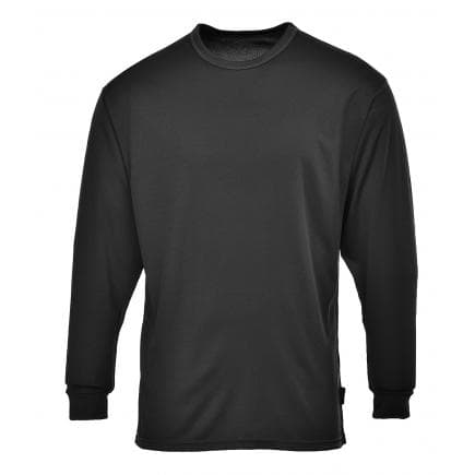 PORTWEST B133BKRL - T-shirt ML thermique Baselayer, noir