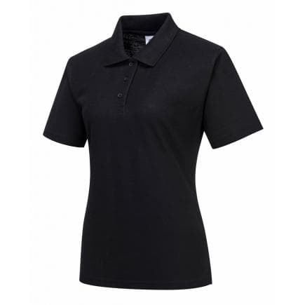 PORTWEST B209BKRS - Polo femme Naples, noir