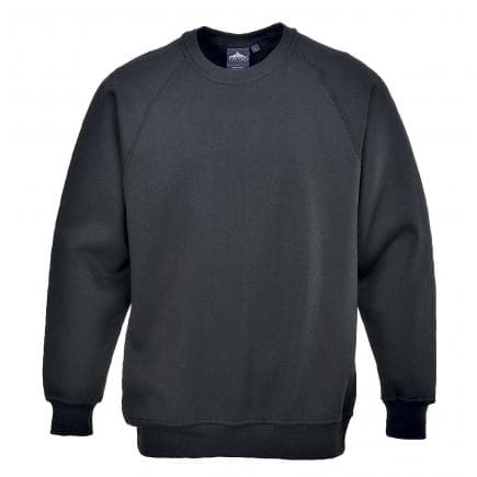 PORTWEST B300BKRL - Sweatshirt Roma, noir