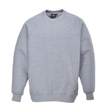 PORTWEST B300HGRL - Sweatshirt Roma, gris chiné