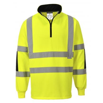 PORTWEST B308YERXL - Sweatshirt rugby xenon, jaune