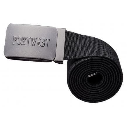 PORTWEST C105BKR - Ceinture de travail élastiquée, noir