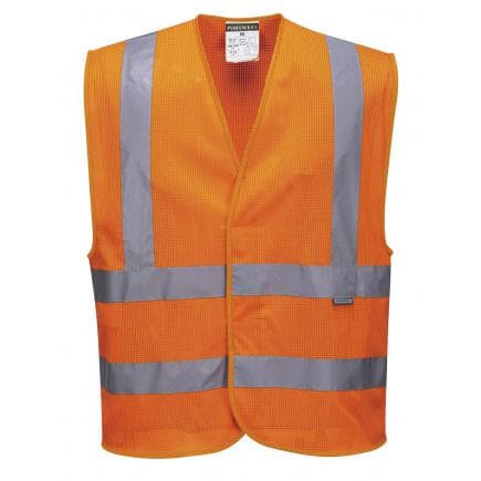 PORTWEST C370ORRS/M - Gilet HV maille, orange