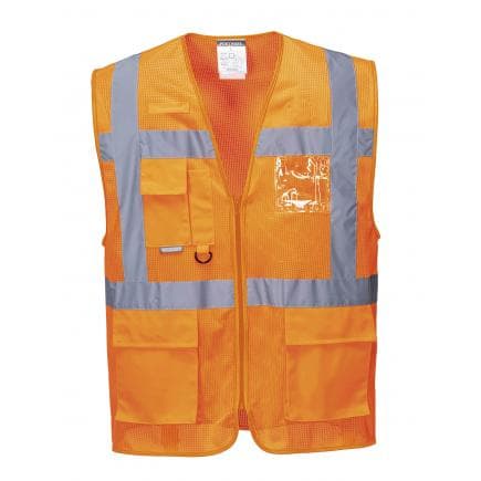 PORTWEST C376ORRM - Gilet HV meshair athène, orange