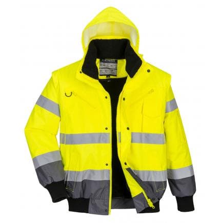 PORTWEST C465YGYL - Blouson haute-visibilité bicolore, jaune/gris