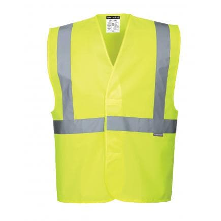 PORTWEST C472YERL/XL - Gilet 1 bande & baudrier, jaune