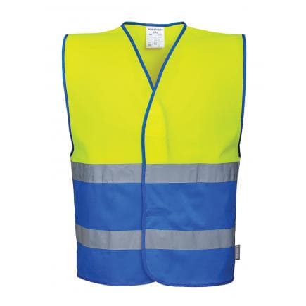 PORTWEST C484YRBXX/3X - Gilet HV bicolore, jaune/royal