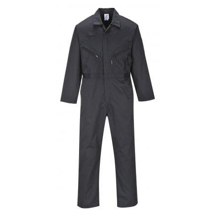PORTWEST C813BKTM - Combinaison Liverpool à zip, noir tall
