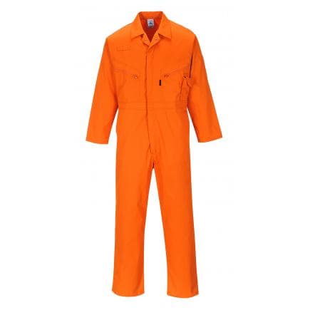 PORTWEST C813ORRL - Combinaison Liverpool à zip, orange