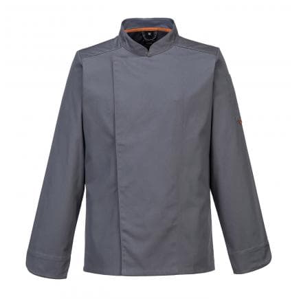 PORTWEST C838SGRS - Veste cuisine Meshair Pro l/s, gris ardoise