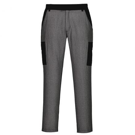 PORTWEST CR40BKRS - Pantalon Combat avec partie frontale résistant aux coupures, noir