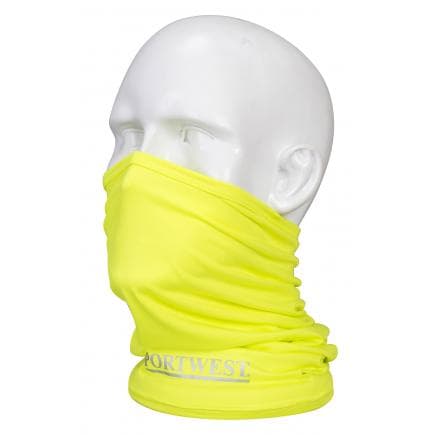 PORTWEST CS25YER - Écharpe multifonctions antimicrobienne, jaune