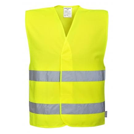 PORTWEST CV74YERL/XL - Gilet distanciation sociale 1m50, jaune