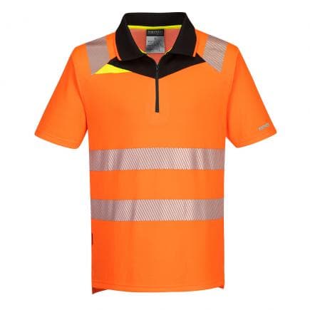 PORTWEST DX412OBRXL - DX4 polo haute visibilité mc, orange/noir