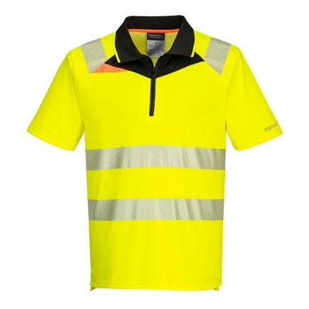 PORTWEST DX412YBRL - DX4 polo haute visibilité mc, jaune/noir