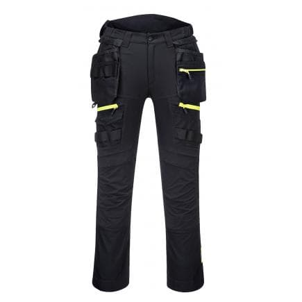 PORTWEST DX440BKR36 - Pantalon DX4 poches flottantes démontables, noir