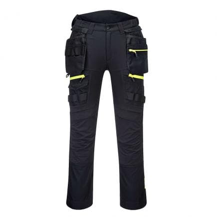 PORTWEST DX440BKS34 - Pantalon DX4 poches flottantes démontables, noir