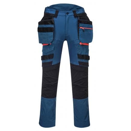 PORTWEST DX440MBR48 - Pantalon DX4 poches flottantes démontables, bleu metro