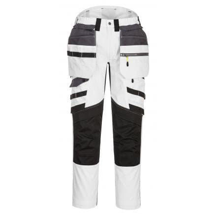 PORTWEST DX440WGR42 - Pantalon DX4 poches flottantes démontables, blanc/gris