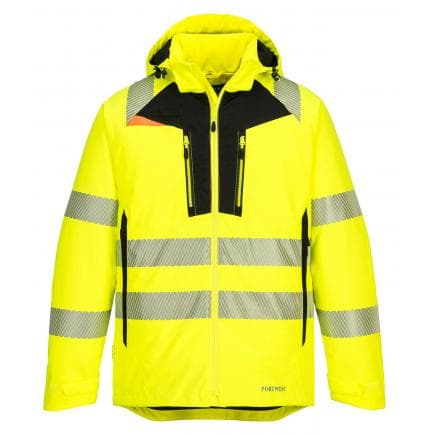 PORTWEST DX461YBRL - Parka HV DX4, jaune/noir