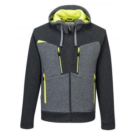 PORTWEST DX472MGRXXL - Sweat à capuche zippé DX4, gris métal