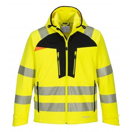PORTWEST DX475YBRL - Veste Softshell HV DX4, jaune/noir