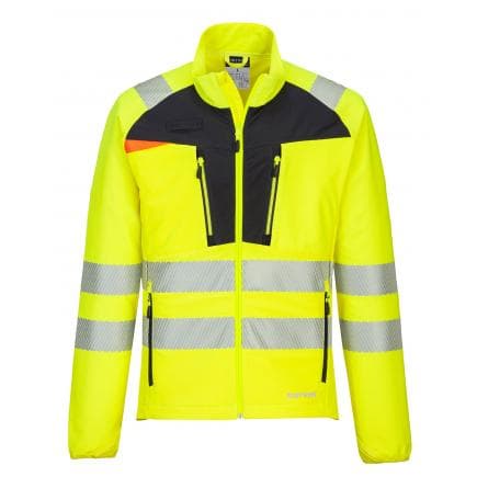 PORTWEST DX481YBRXXXL - Sous couche zippee HV DX4, jaune/noir