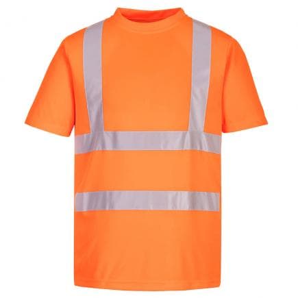 PORTWEST EC12ORRS - T-shirt haute-visibilité Eco planet (6 pièces), orange
