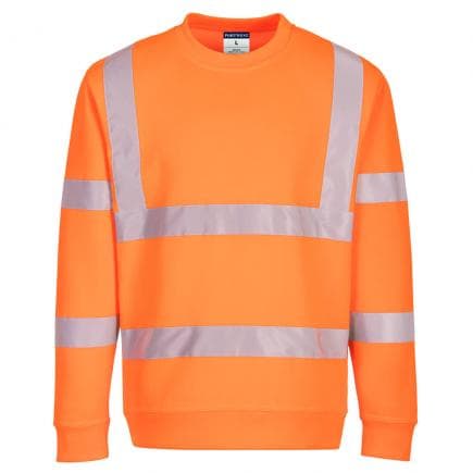 PORTWEST EC13ORRS - Sweat shirt Eco haute visibilité, orange