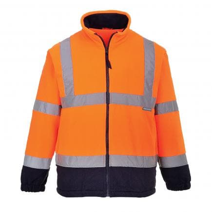 PORTWEST F301ONRL - Polaire Hi-Vis bicolore, orange/marine