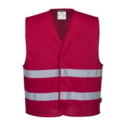 PORTWEST F374RERL/XL - Gilet Iona meshair, rouge