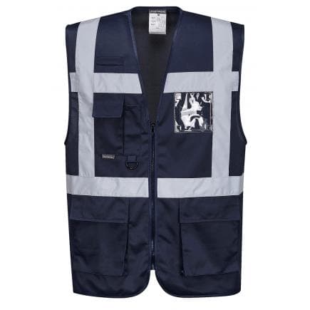 PORTWEST F476NARL - Iona gilet Executive, marine