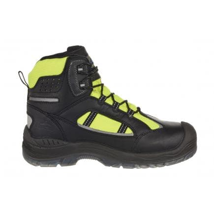 PORTWEST FC59YER43 - Chaussure montante compositelite retroglo Hi-Vis S3 WR ESD, jaune