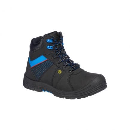PORTWEST FD37BKB40 - Botte de sécurité compositelite protector S3 ESD HRO, noir/bleu