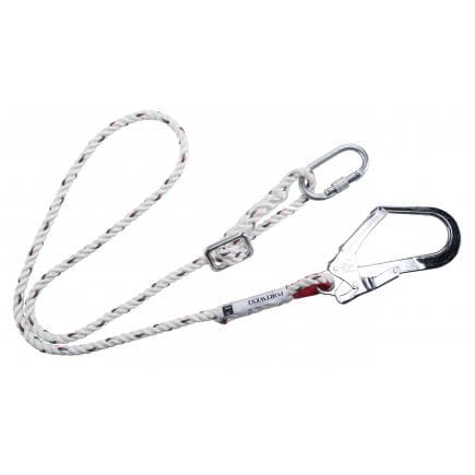 PORTWEST FP22WHR - Longe de retenue réglable, blanc