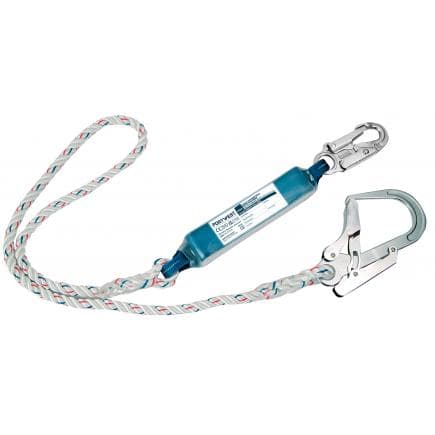 PORTWEST FP23WHR - Longe single avec absorbeur d'énergie, blanc