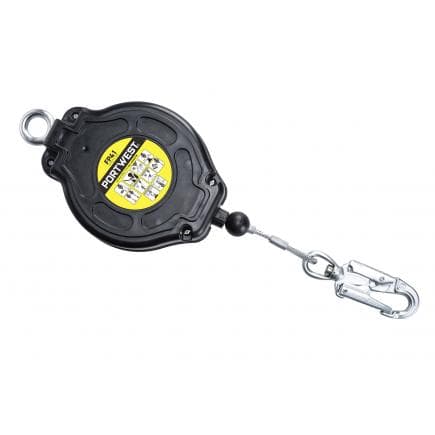 PORTWEST FP41BKR - Antichute à rappel automatique de cable, noir