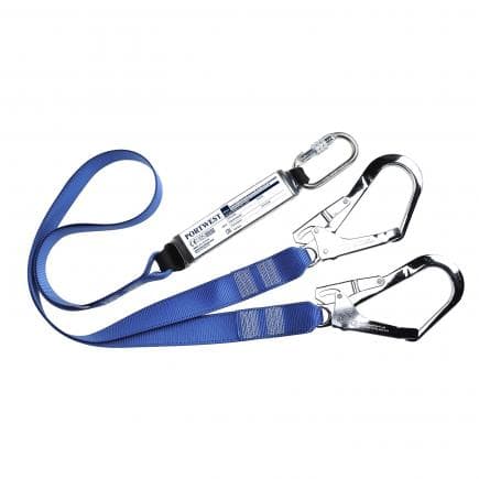 PORTWEST FP51RBR - Longe double avec amortisseur d'énergie, bleu royal