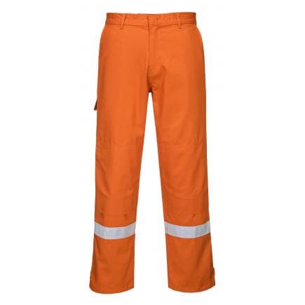 PORTWEST FR26ORTM - Pantalon Bizflame Plus, tall de couleur orange