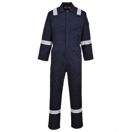 PORTWEST FR28NATM - Combinaison FR legère antistatique 280g, marine tall