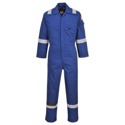 PORTWEST FR28RBRL - Combinaison FR legère antistatique 280g, bleu royal