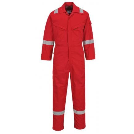 PORTWEST FR28RERL - Combinaison FR legère antistatique 280g, rouge