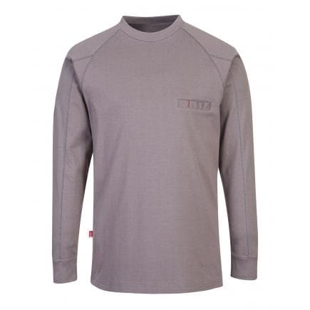 PORTWEST FR33GRRM - Sweat col rond antistatique FR, gris