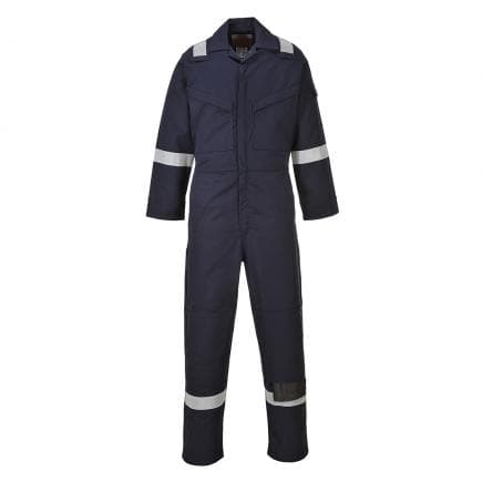 PORTWEST FR50NATXXL - Combinaison flamme résistant et antistatique 350g, marine tall