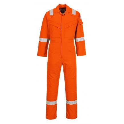 PORTWEST FR50ORRL - Combinaison flamme résistant et antistatique 350g, orange